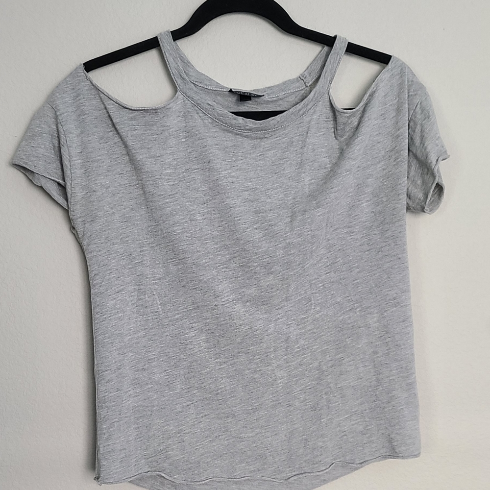 TopShop open shoulder top